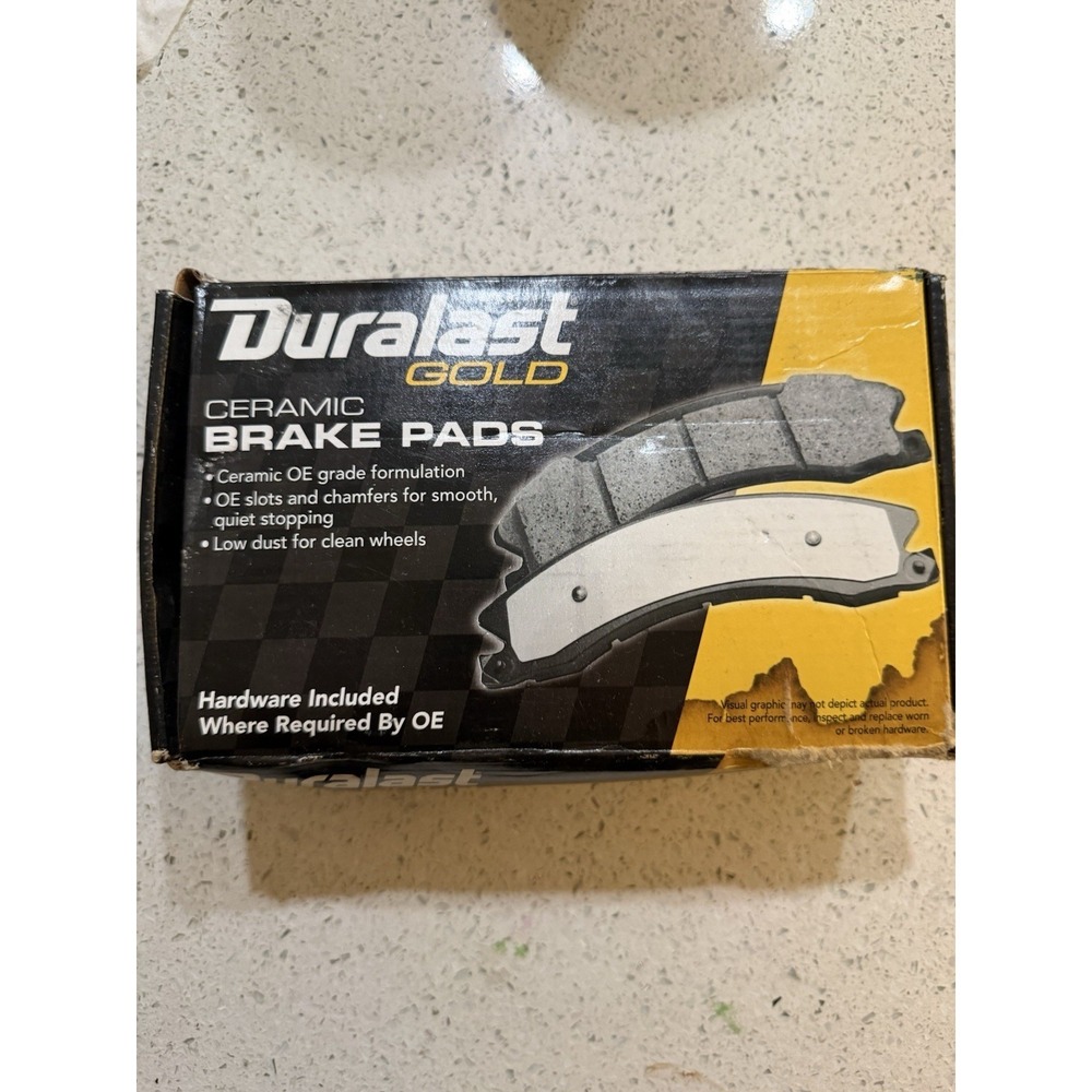duralast gold ceramic‎ brake pads Dg707 New